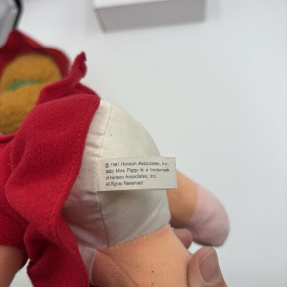 McDonald's Jim Henson Muppet Babies Christmas Miss Piggy & Fozzie Bear Plush NWT - Picture 6 of 6